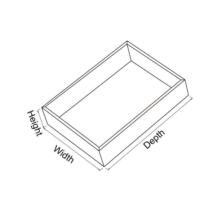 Natural Wood Drawer Divider