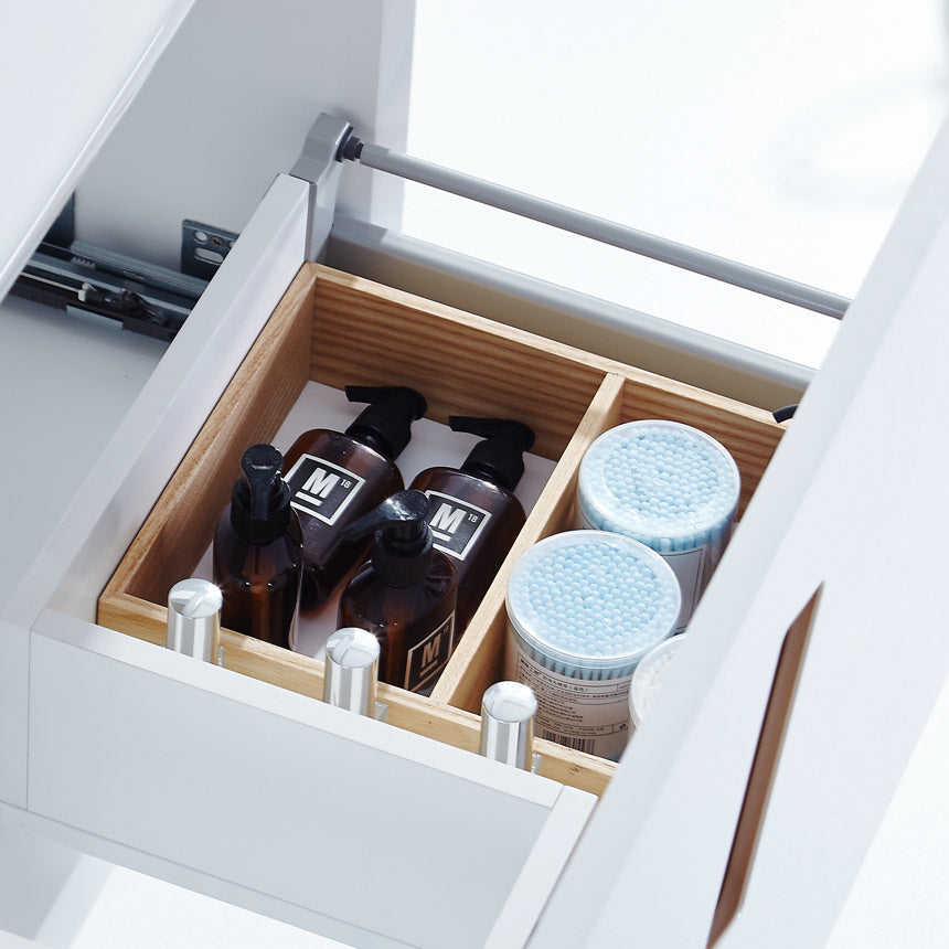 Natural Wood Drawer Divider