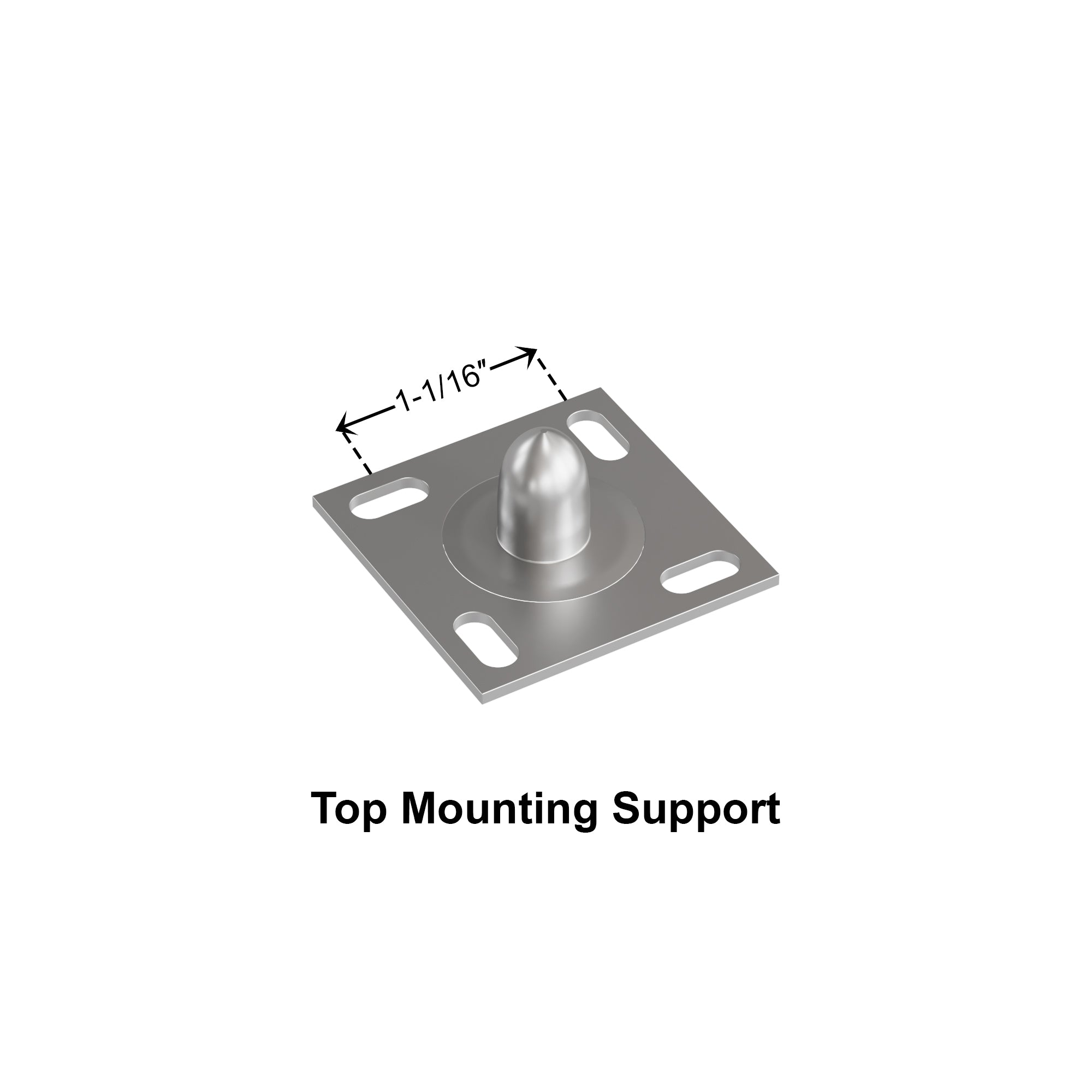 White Plastic Lazy Susan 270 - 4011 270 Series