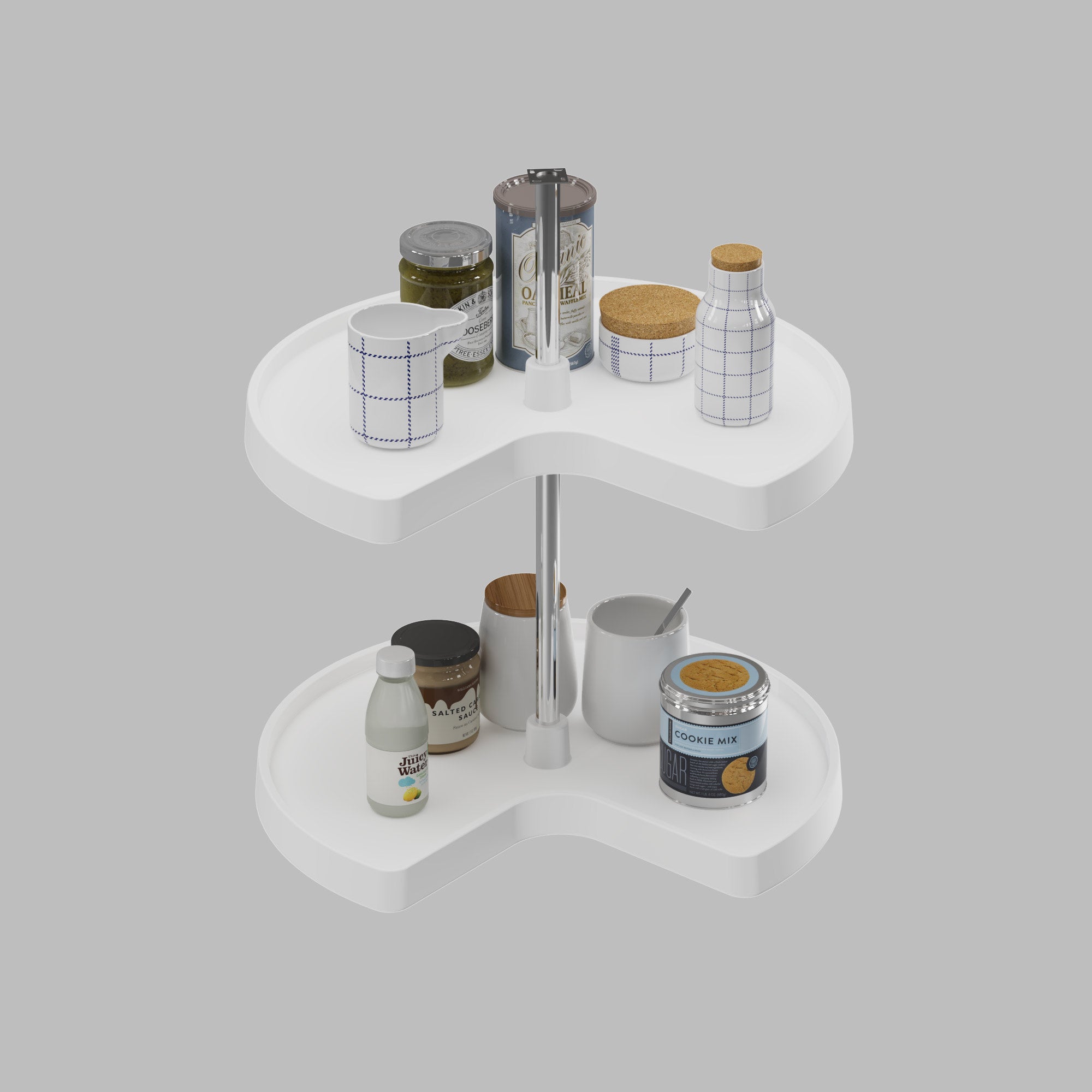 White Plastic Lazy Susan 270 - 4011 270 Series