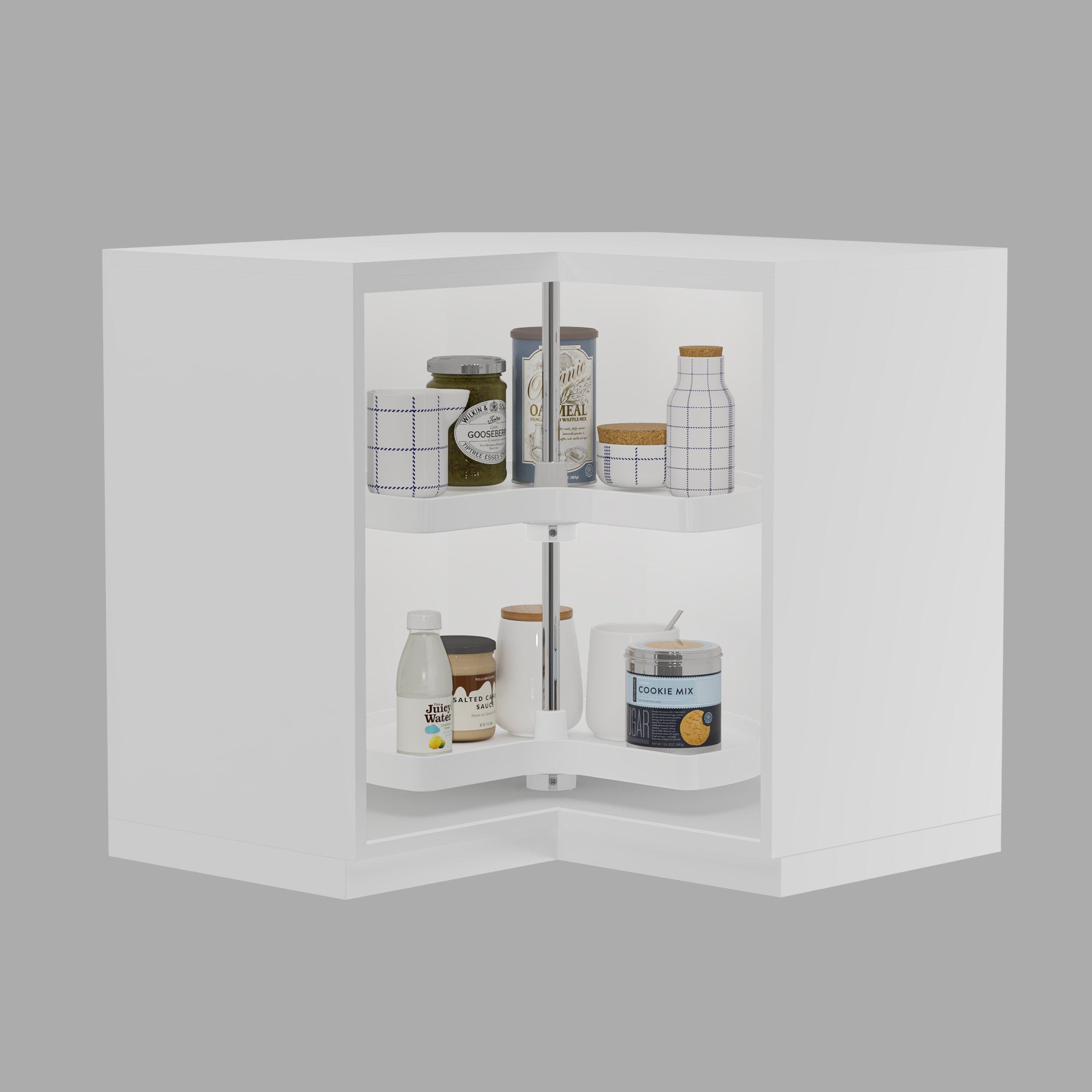 White Plastic Lazy Susan 270 - 4011 270 Series