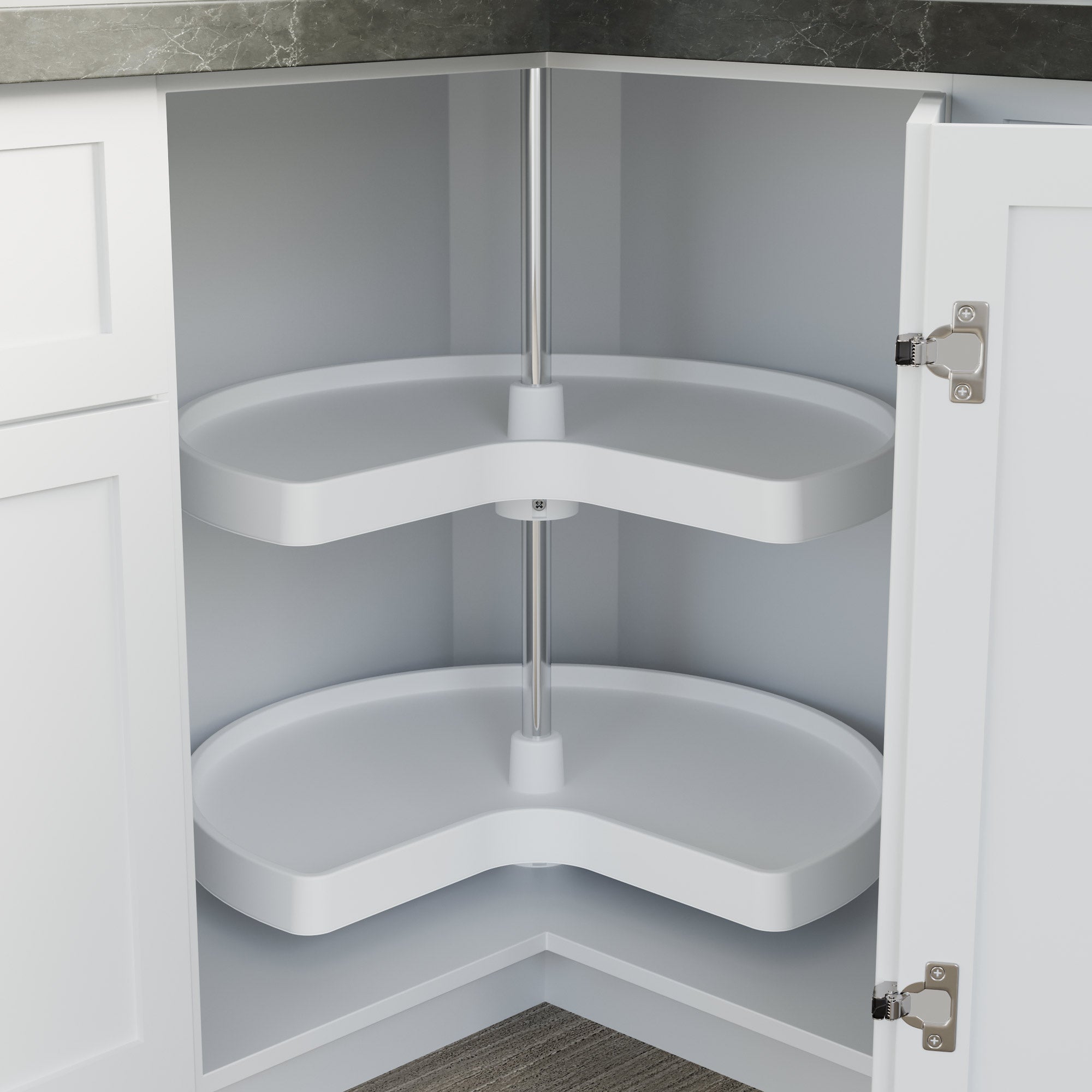 White Plastic Lazy Susan 270 - 4011 270 Series