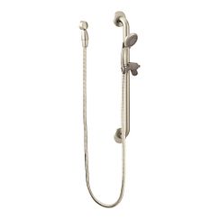 Moen CAPSTONE 3F HH SHR W/GRAB BAR CHR 40124