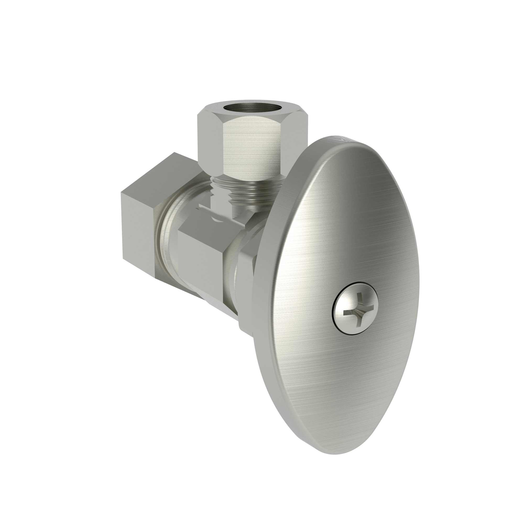 Newport Brass Brasstech Angle Valve, 1/2" Compression
