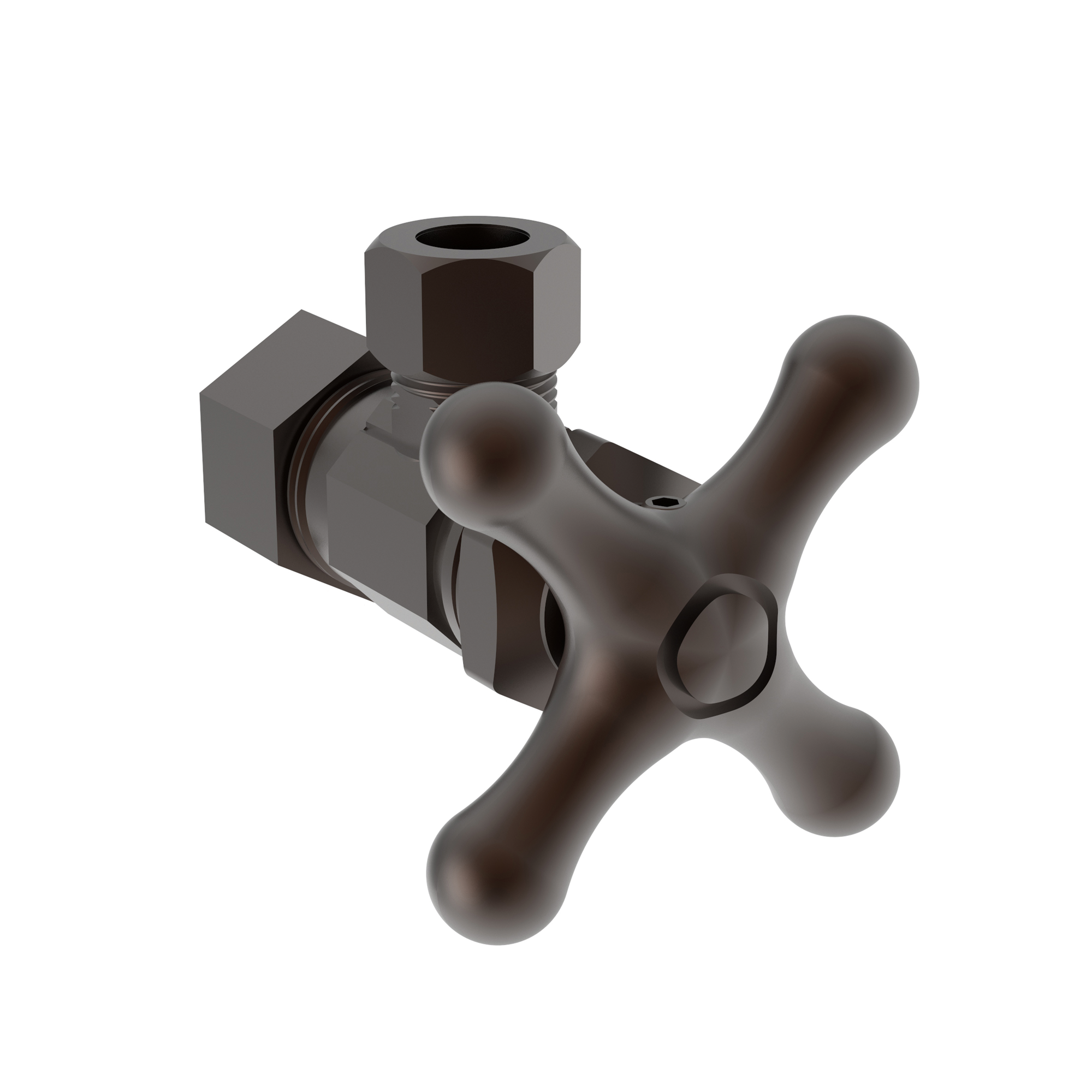 Newport Brass Brasstech Angle Valve, 1/2" Compression