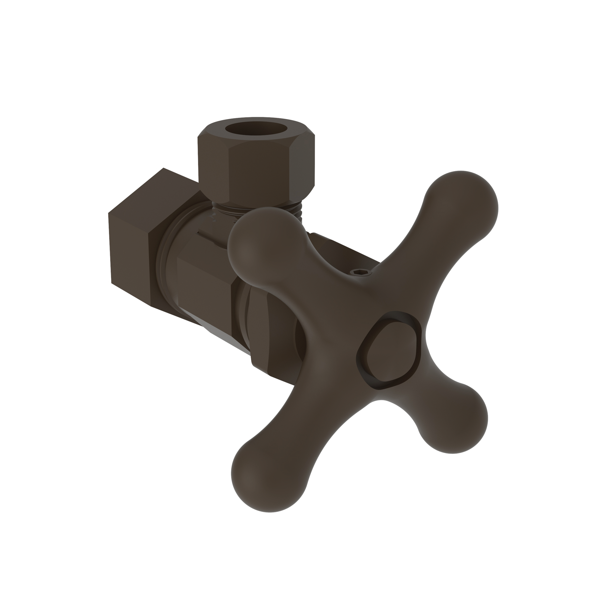 Newport Brass Brasstech Angle Valve, 1/2" Compression