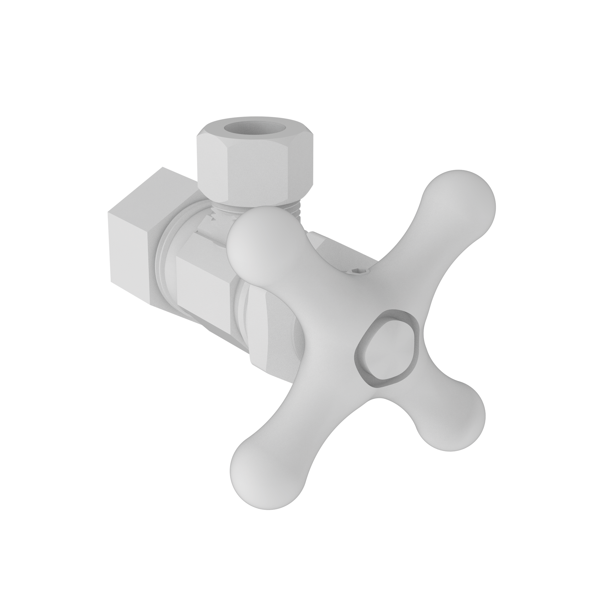 Newport Brass Brasstech Angle Valve, 1/2" Compression