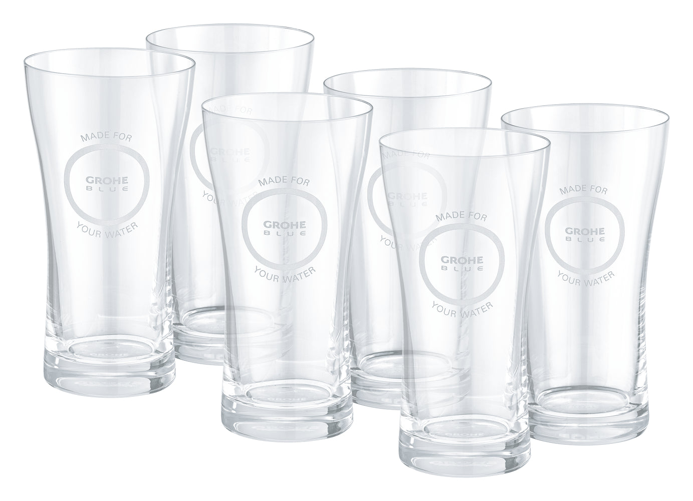 Grohe Blue Water Glasses (6 Pieces) 40437