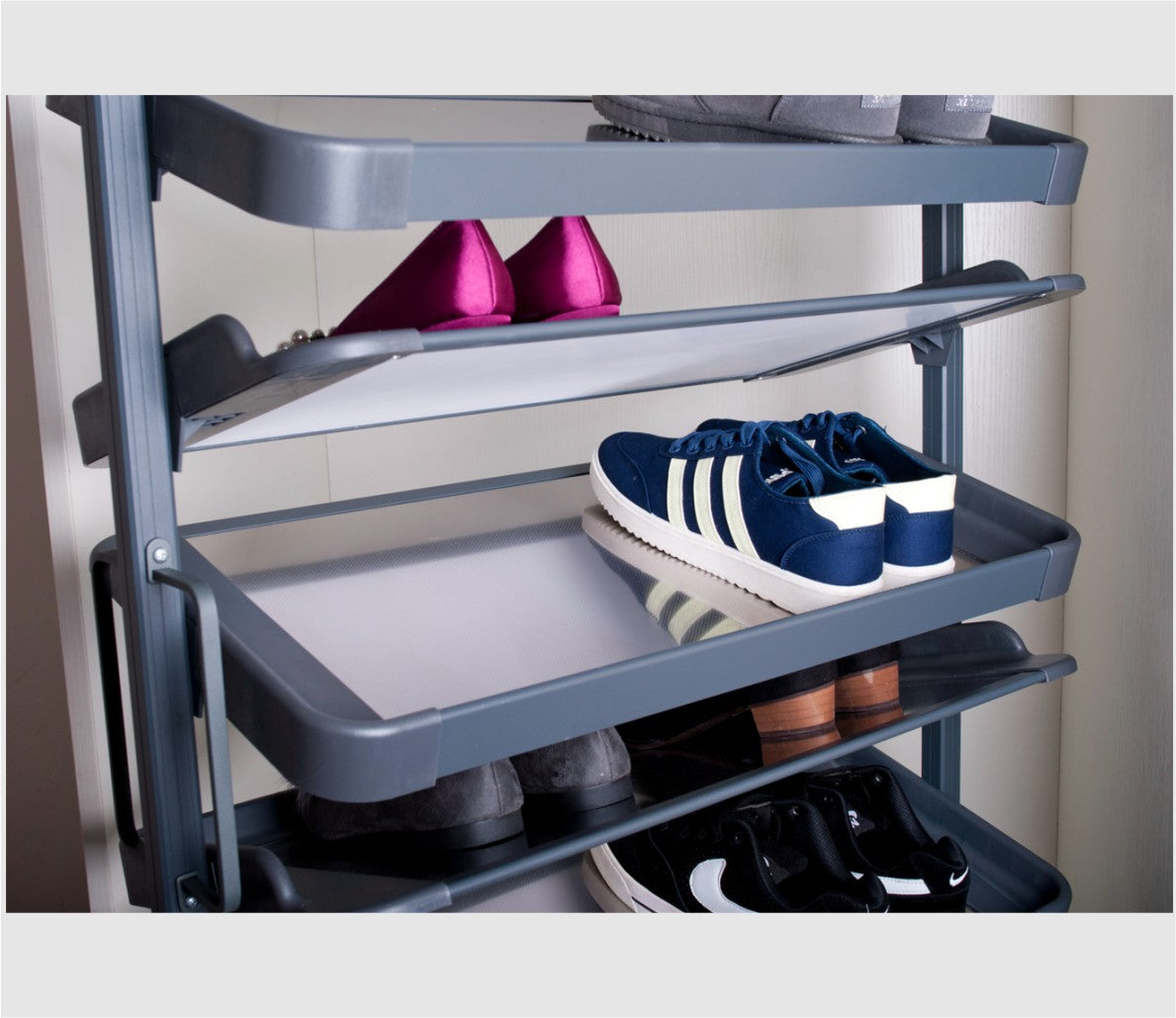 360 Lazy Shoe-Zen Organizer 10Shelves-4052 28 14