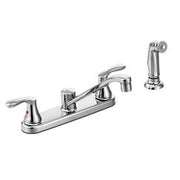 Moen CSTN KD 2H W/ SS CHR 40618