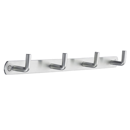 BESLAGSBODEN - Coat Rack, Quadruple, in Brushed Stainless Steel