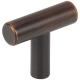 Hardware Resources 1-9/16" Overall Length Satin Nickel Naples Cabinet "T" Knob