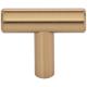 Hardware Resources 1-9/16" Overall Length Satin Nickel Naples Cabinet "T" Knob