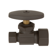 Newport Brass Brasstech Straight Valve, 1/2" Compression