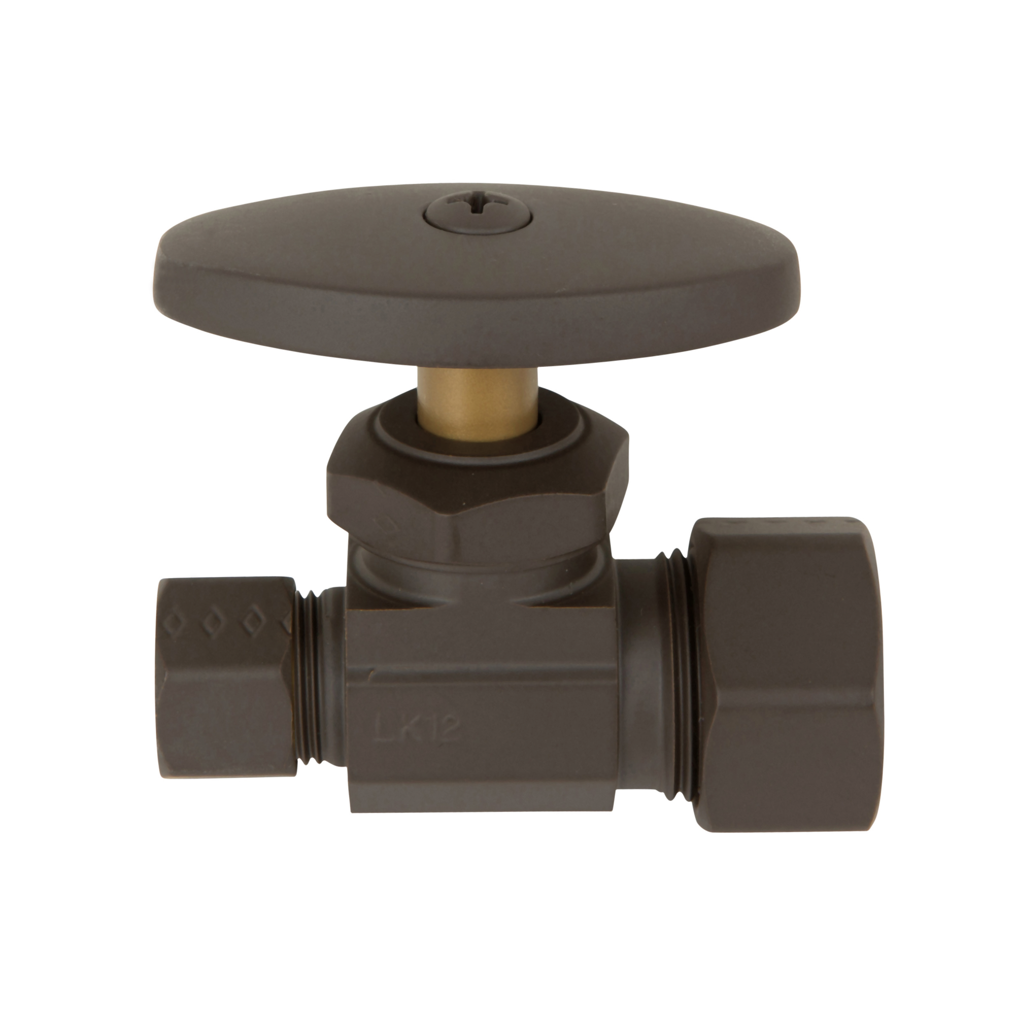 Newport Brass Brasstech Straight Valve, 1/2" Compression
