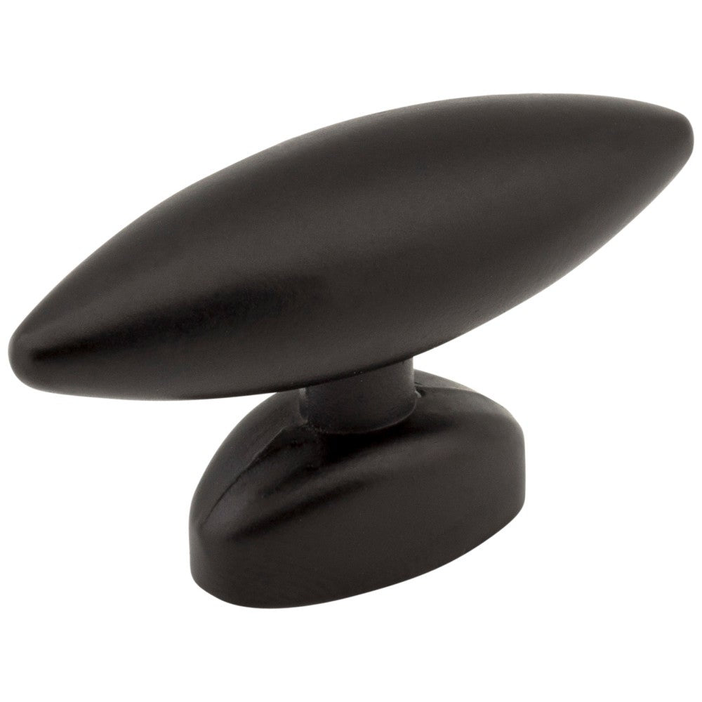 Hardware Resources 1-9/16" Overall Length Satin Nickel Football Verona Cabinet "T" Knob