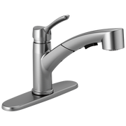Delta Collins™ Single Handle Tract-Pack Pull-Out Kitchen Faucet