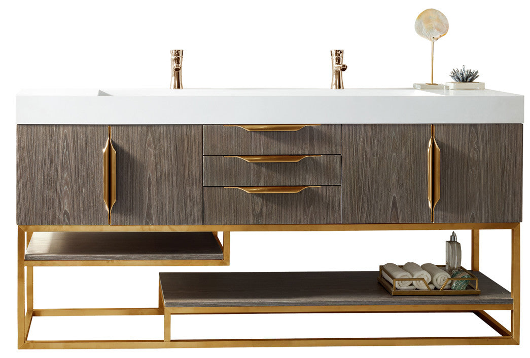 Columbia 72" Double Vanity Cabinet