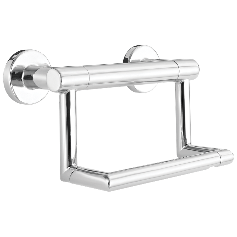 Delta BathSafety Contemporary Tissue Holder with Assist Bar