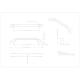 Hardware Resources 128 mm Center-to-Center Satin Nickel Square Sonoma Cabinet Pull