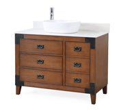 Chans Furniture CF-35542-BO 42" Benton Collection Vessel Sink Traditional Style Bathroom Vanity Akira