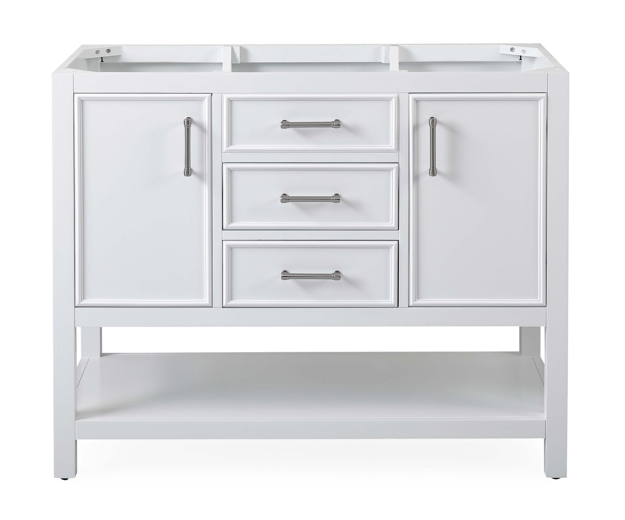 Chans Furniture QT-7220-W42 42"  Tennant Brand White Single Sink Bathroom Vanity - Felton