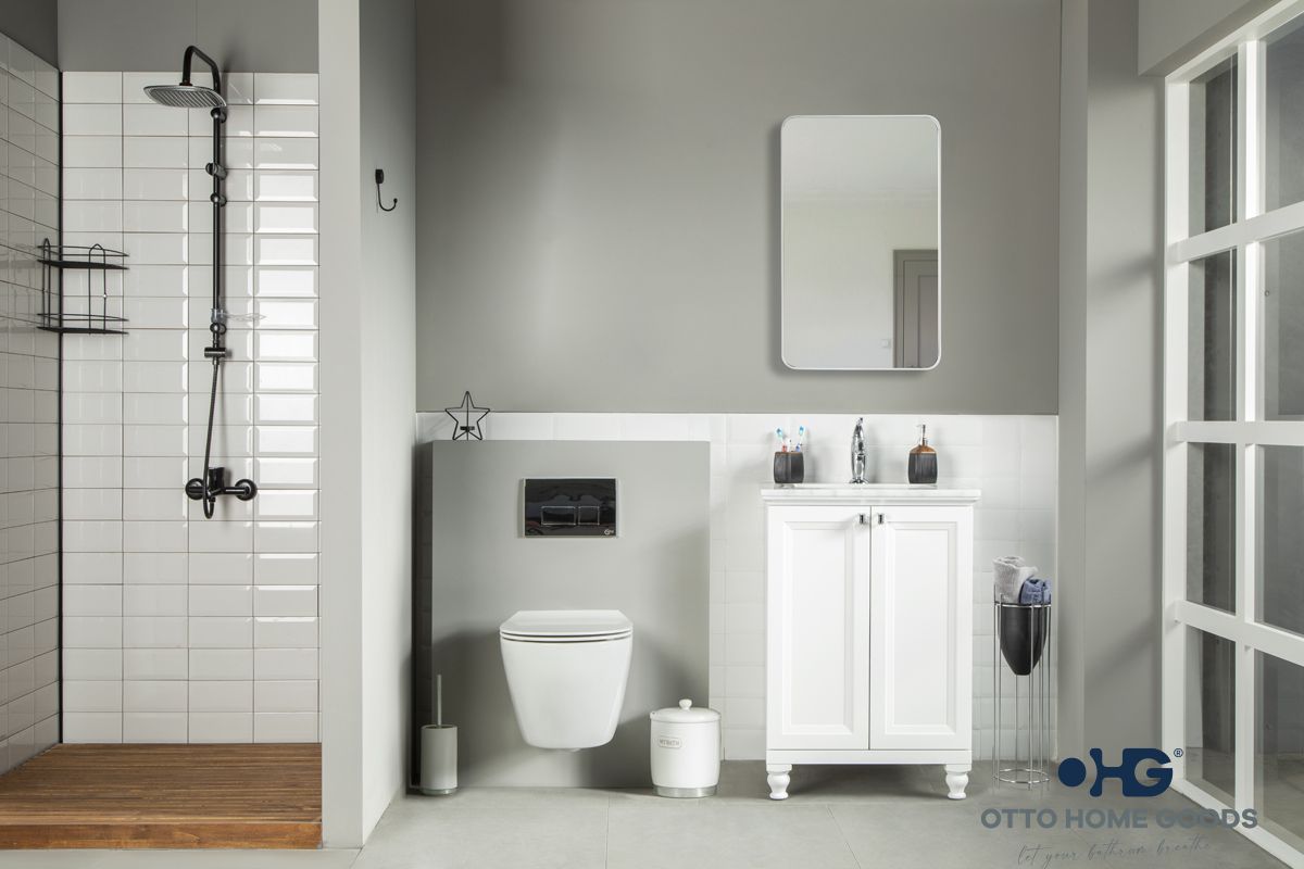 Isabel 24" White Bathroom Cabinet