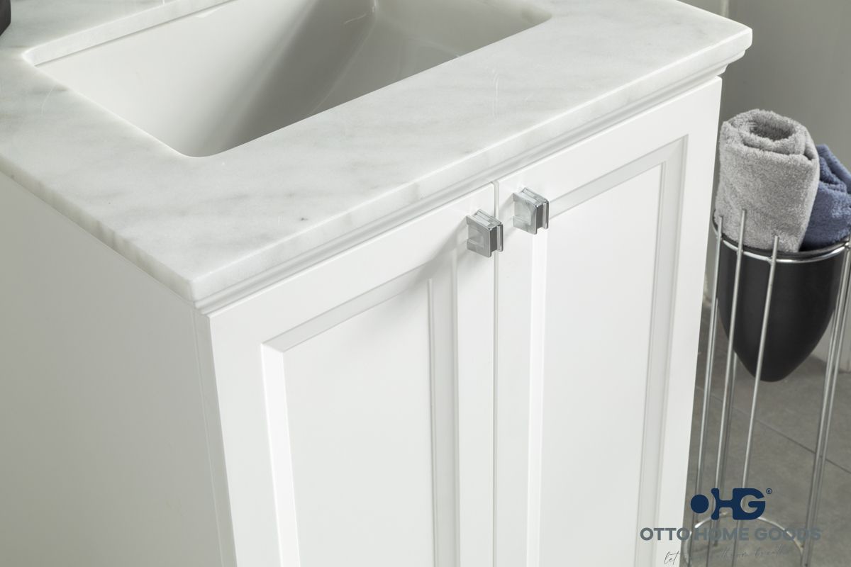 Isabel 24" White Bathroom Cabinet