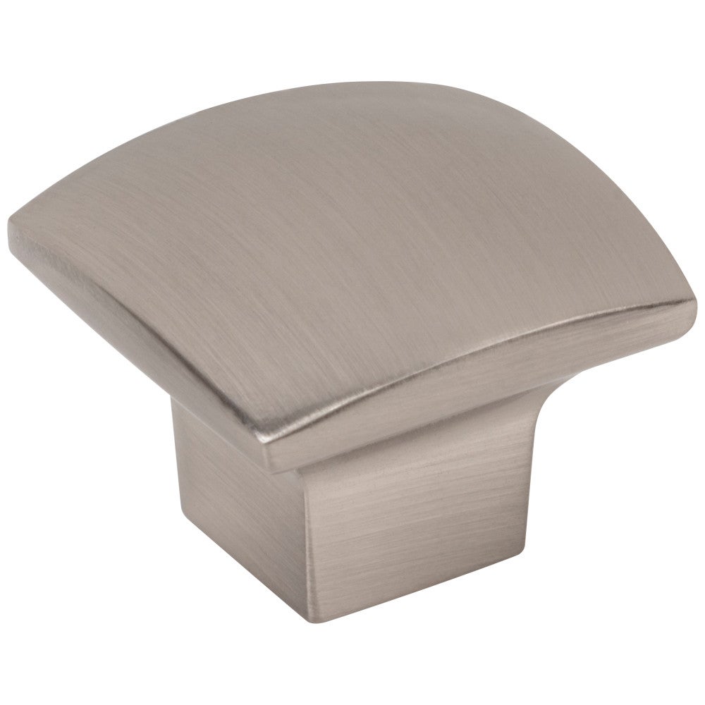 Hardware Resources 1-3/16" Overall Length Satin Nickel Square Sonoma Cabinet Knob