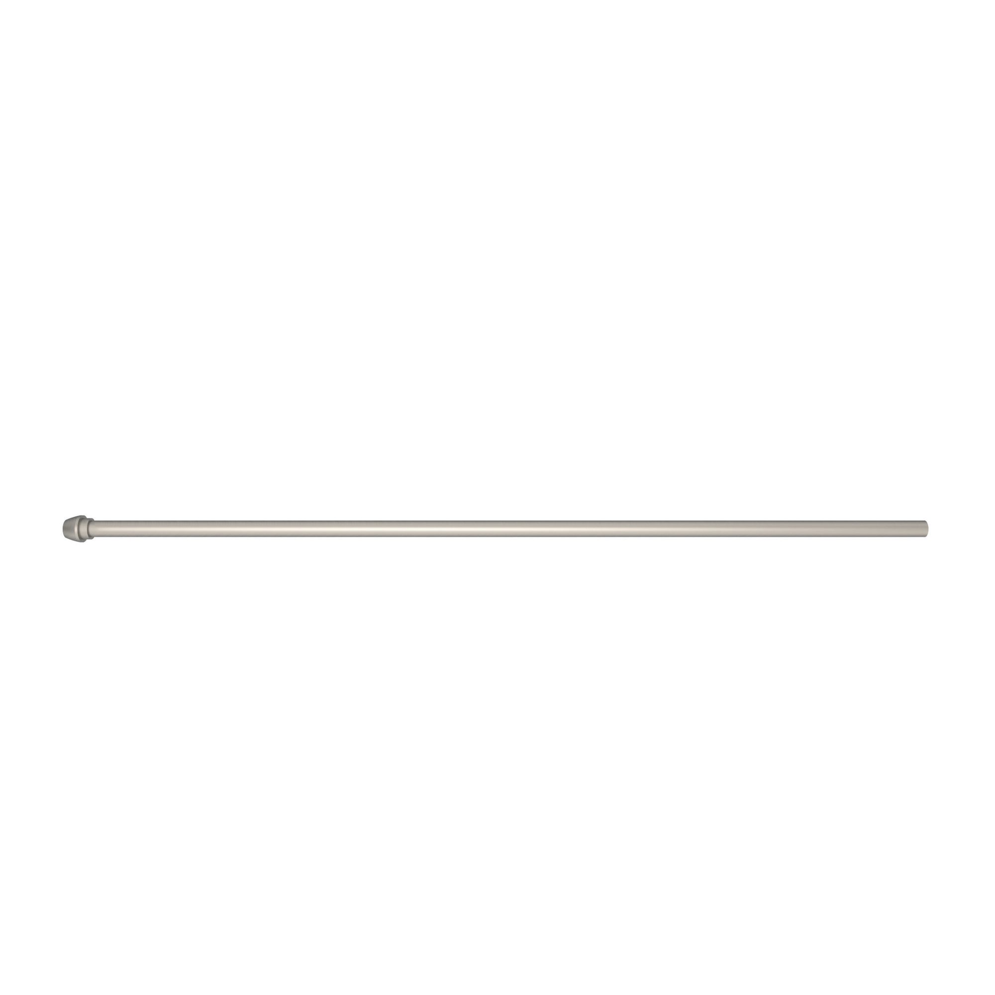 Newport Brass Brasstech 3/8" x 20" Rigid Supply Tube, Bull nose