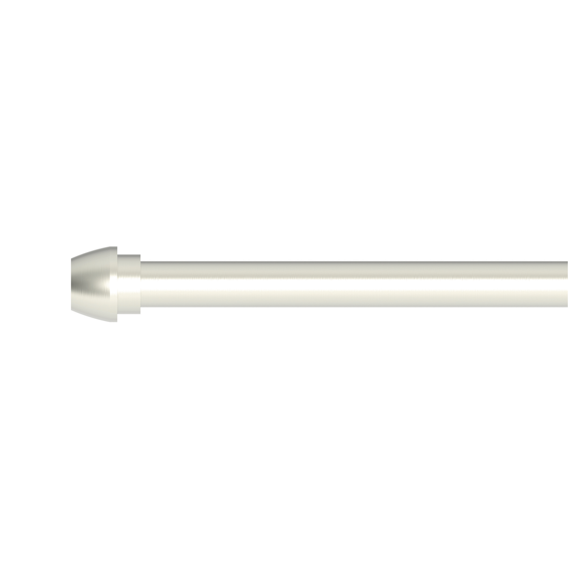 Newport Brass Brasstech 3/8" x 20" Rigid Supply Tube, Bull nose