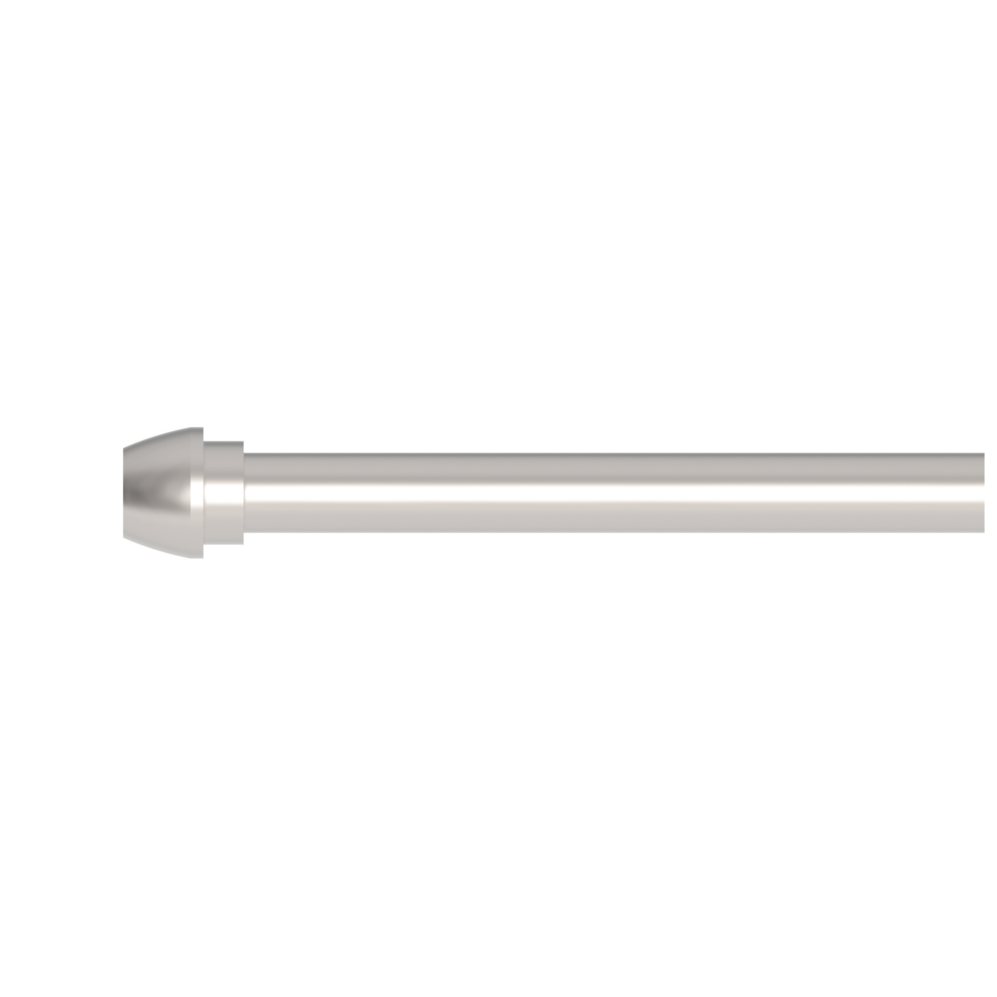 Newport Brass Brasstech 3/8" x 20" Rigid Supply Tube, Bull nose