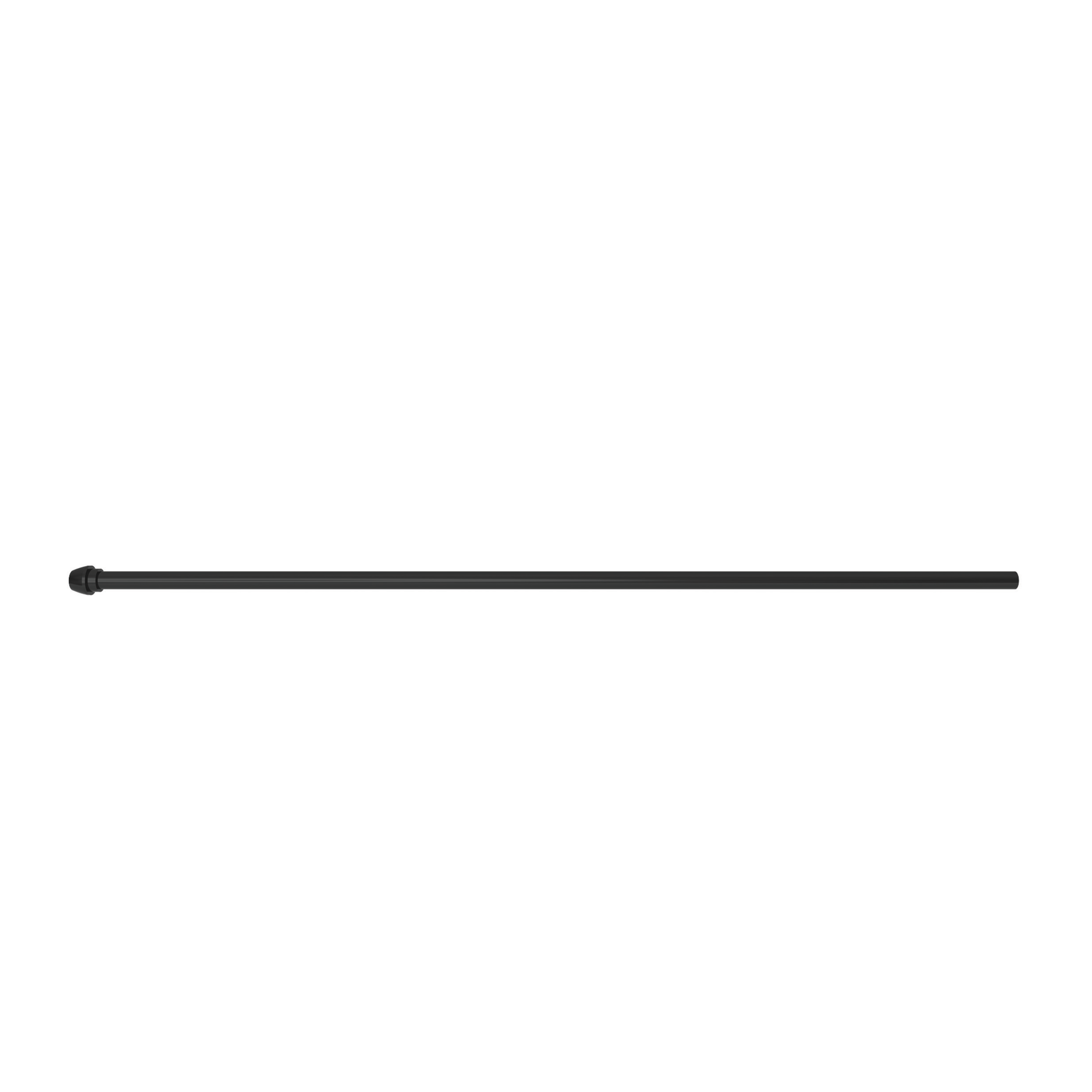 Newport Brass Brasstech 3/8" x 20" Rigid Supply Tube, Bull nose
