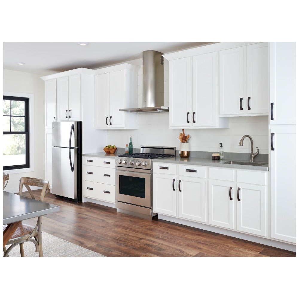 Hardware Resources 96 mm Center-to-Center Satin Nickel Square Annadale Cabinet Pull