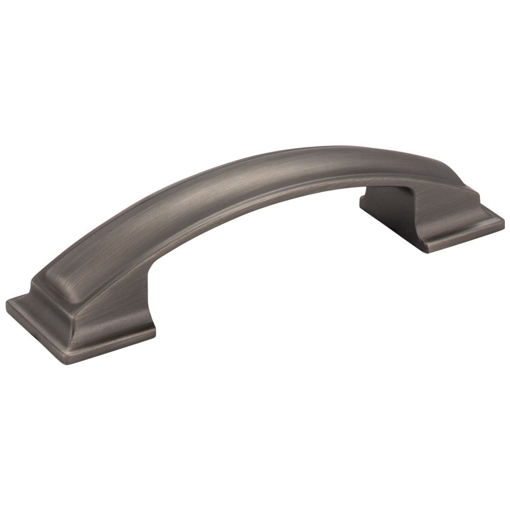 Hardware Resources 96 mm Center-to-Center Satin Nickel Square Annadale Cabinet Pull