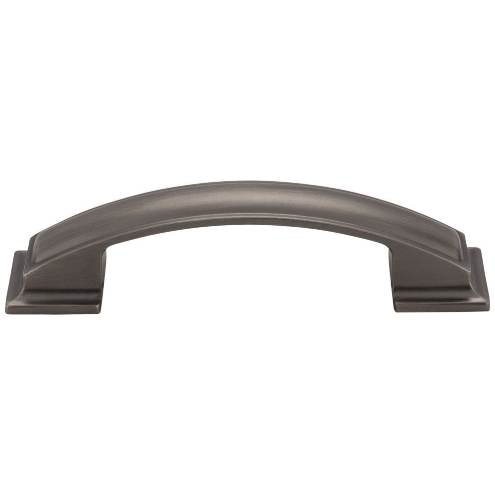 Hardware Resources 96 mm Center-to-Center Satin Nickel Square Annadale Cabinet Pull