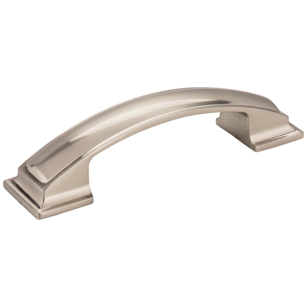 Hardware Resources 96 mm Center-to-Center Satin Nickel Square Annadale Cabinet Pull