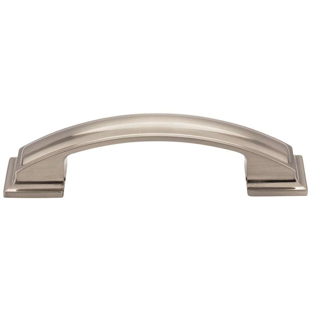 Hardware Resources 96 mm Center-to-Center Satin Nickel Square Annadale Cabinet Pull