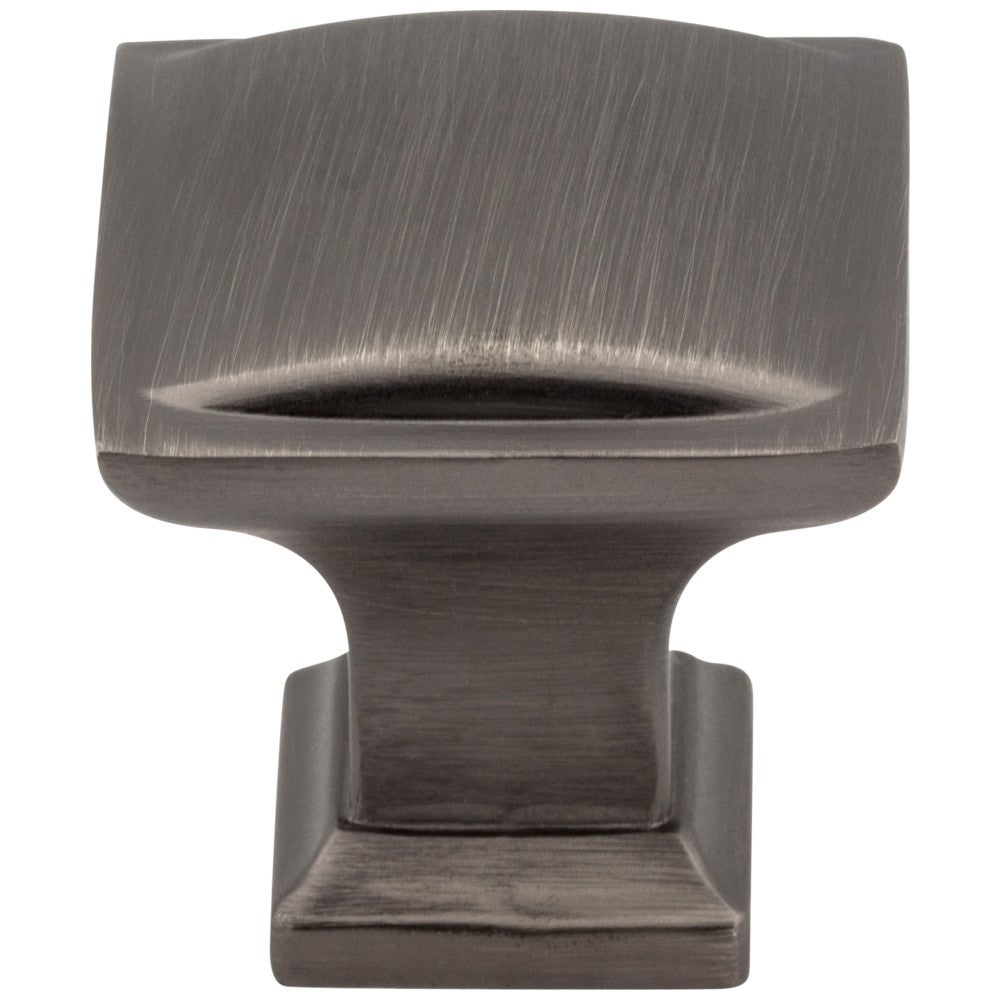 Hardware Resources 1-1/4" Overall Length Satin Nickel Square Annadale Cabinet Knob