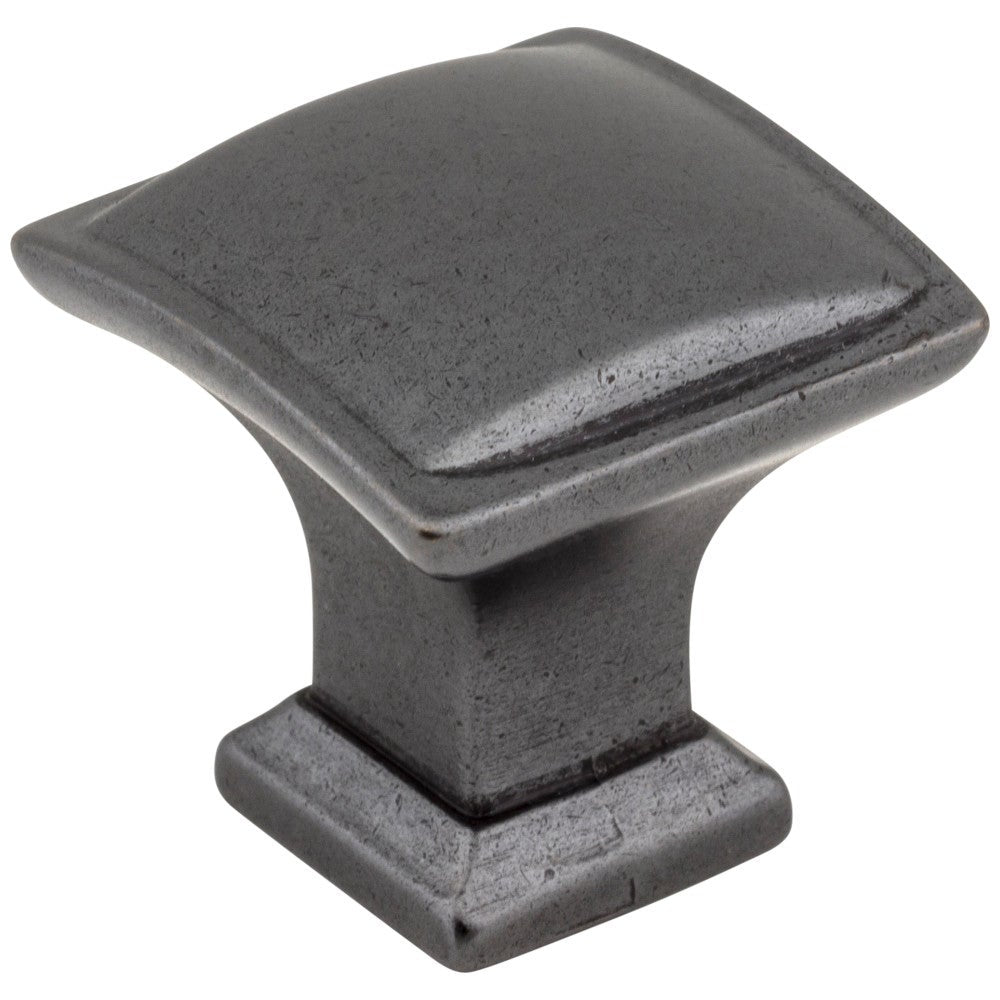 Hardware Resources 1-1/4" Overall Length Satin Nickel Square Annadale Cabinet Knob