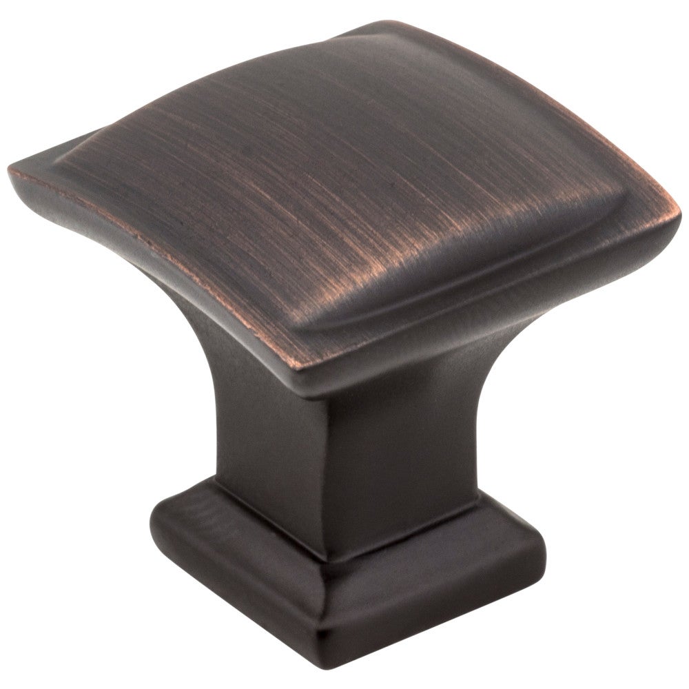 Hardware Resources 1-1/4" Overall Length Satin Nickel Square Annadale Cabinet Knob