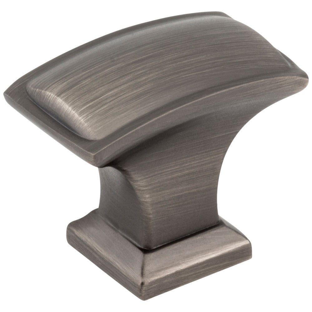 Hardware Resources 1-1/2" Overall Length Satin Nickel Rectangle Annadale Cabinet Knob