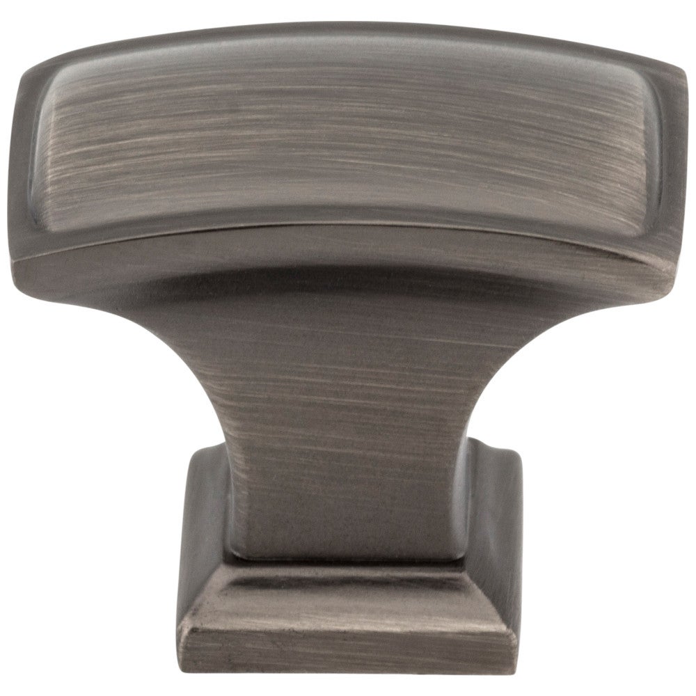 Hardware Resources 1-1/2" Overall Length Satin Nickel Rectangle Annadale Cabinet Knob