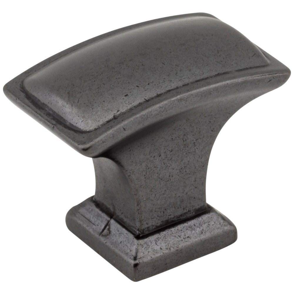 Hardware Resources 1-1/2" Overall Length Satin Nickel Rectangle Annadale Cabinet Knob