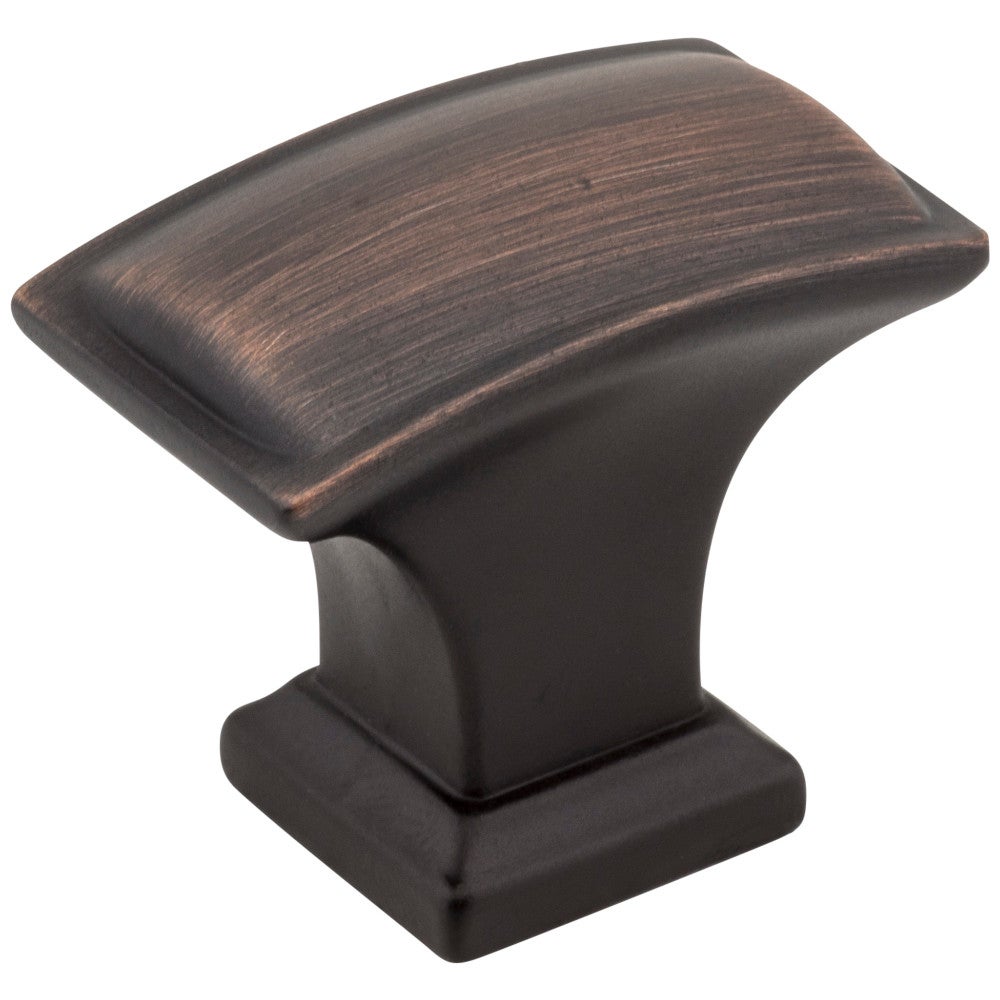 Hardware Resources 1-1/2" Overall Length Satin Nickel Rectangle Annadale Cabinet Knob