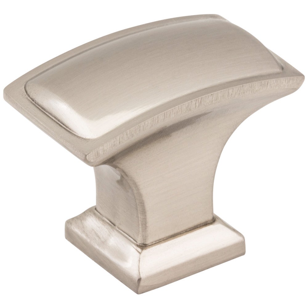Hardware Resources 1-1/2" Overall Length Satin Nickel Rectangle Annadale Cabinet Knob
