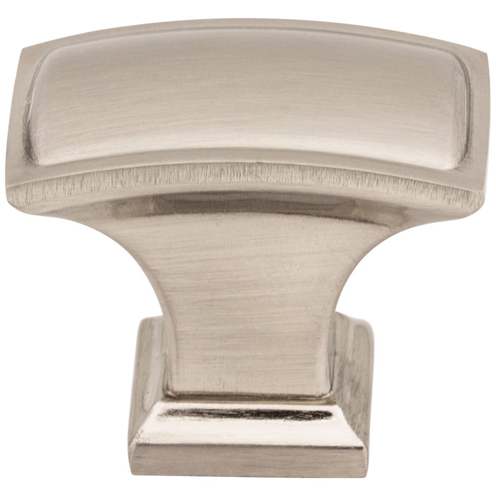 Hardware Resources 1-1/2" Overall Length Satin Nickel Rectangle Annadale Cabinet Knob