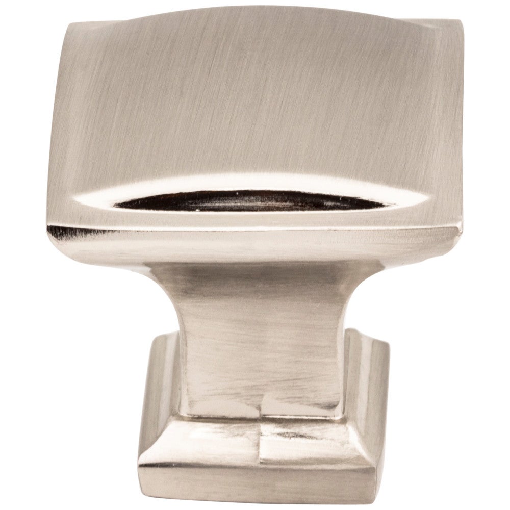 Hardware Resources 1-1/4" Overall Length Satin Nickel Square Annadale Cabinet Knob