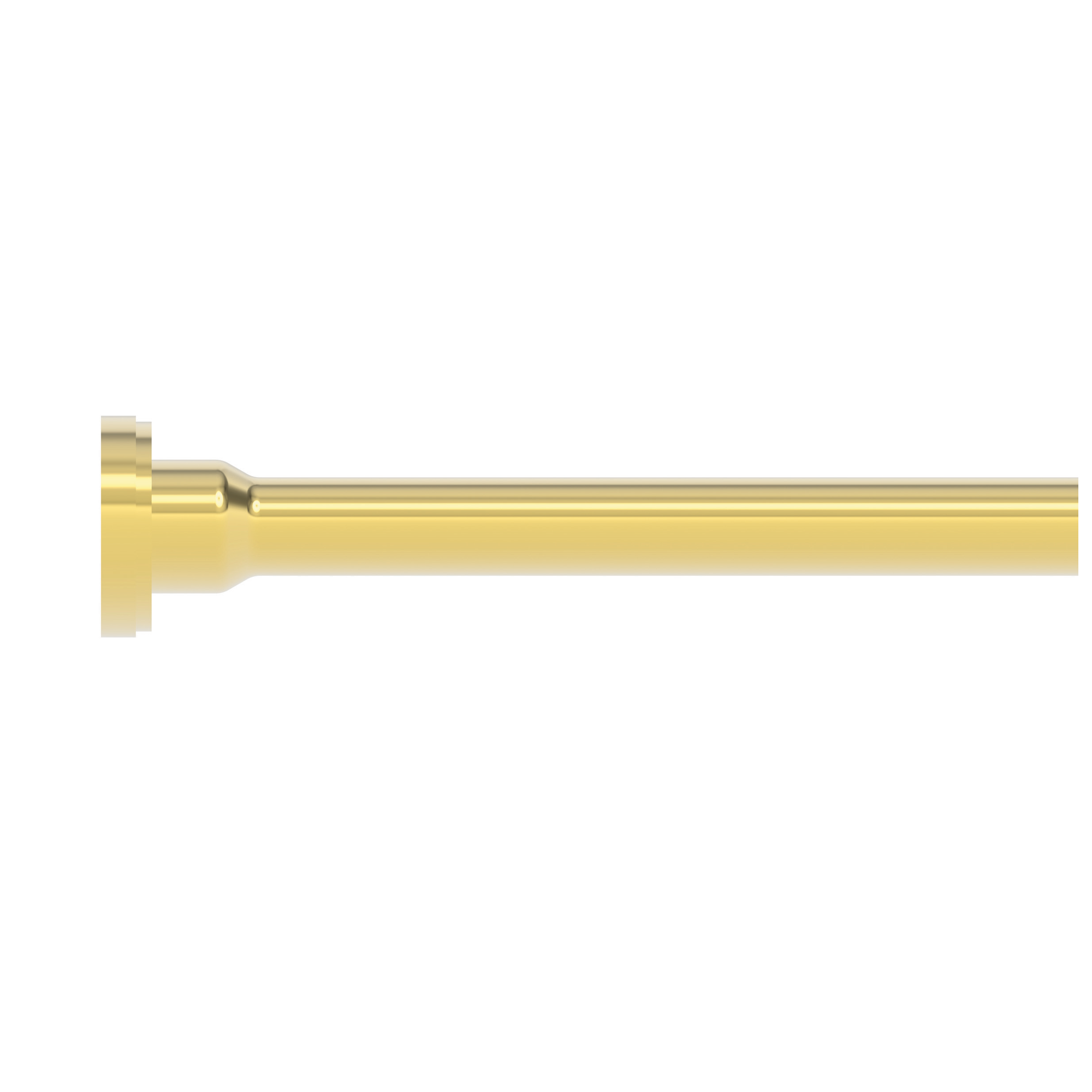 Newport Brass Brasstech 3/8" x 20" Rigid Supply Tube, Flat Head