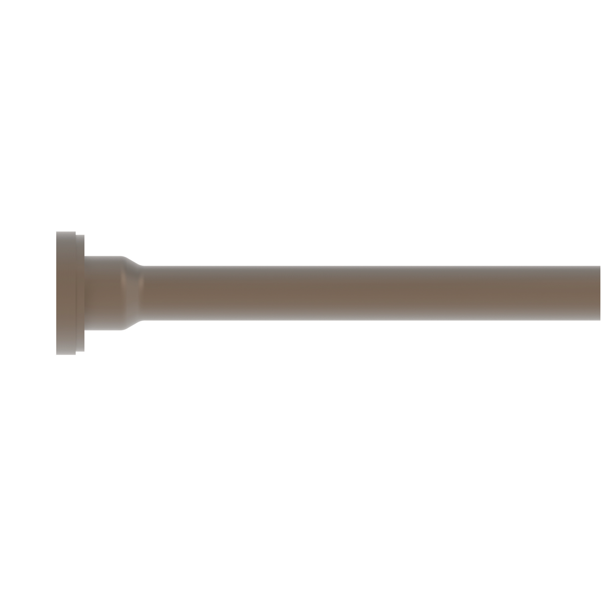 Newport Brass Brasstech 3/8" x 20" Rigid Supply Tube, Flat Head
